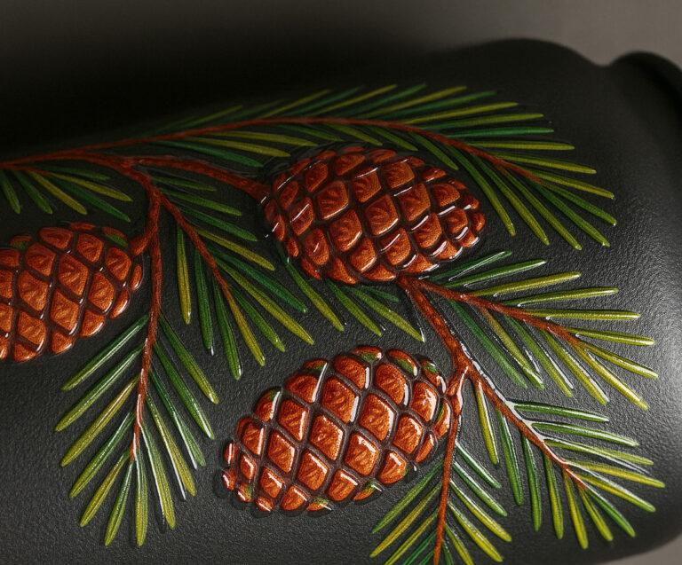 raised printing on bottle