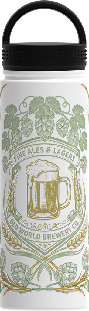 printed 20 oz bottle